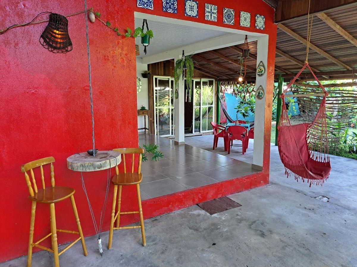 Casa Estilosa e Rústica com Vista para o Pôr do Sol da Ilha do Mel! Exterior foto
